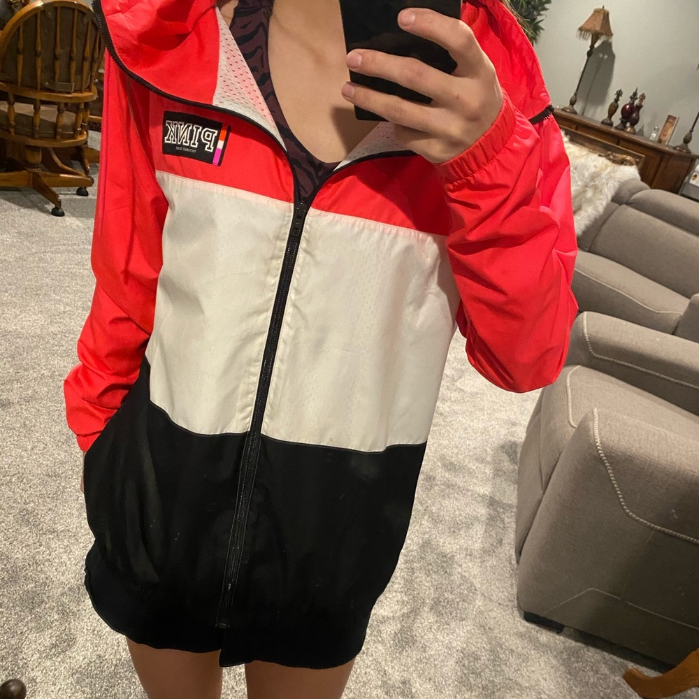 PINK windbreaker jacket
